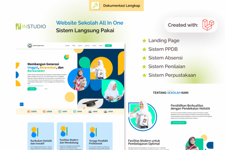 website sekolah all-in-one